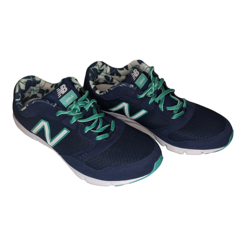 New Balance 630v2 Running Shoes, #W630BG2, Navy/Teal, Womens US 9